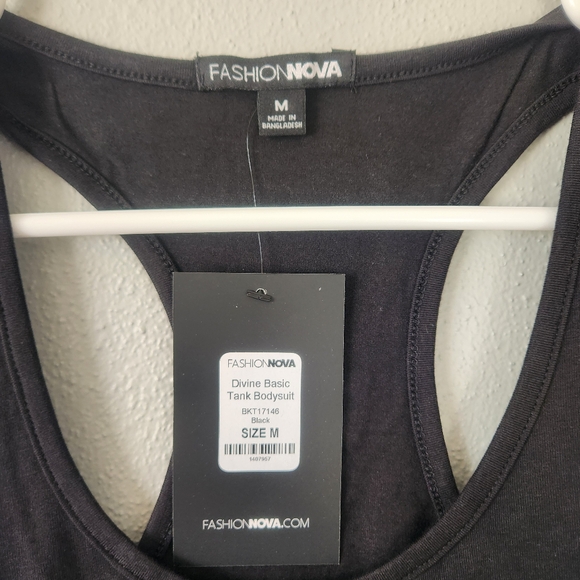 NWT Fashion Nova Divine Basic Tank Bodysuit - Picture 2 of 8